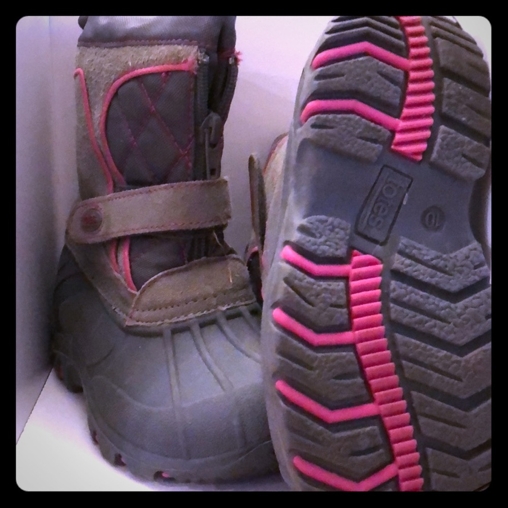 Totes Girls snow boots 10c